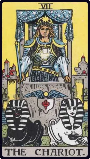 Le Chariot, carte du tarot Rider–Waite